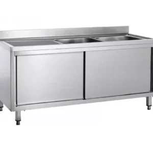 Stainless Steel Kitchen Sink With Cabinet Doors